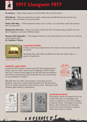 Llangwm: A Village at War Exhibition 1917-3